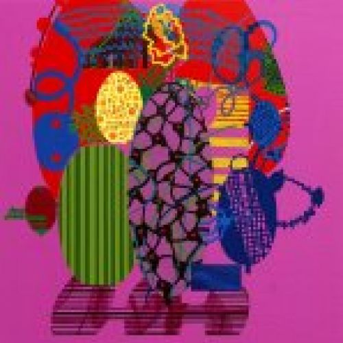 En el interior del territorio 2016 acrilico s tabla 30x30 cm