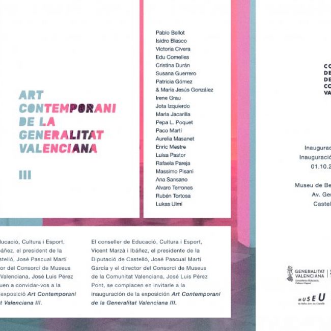 art contemporani GVA III   Castelló 12h